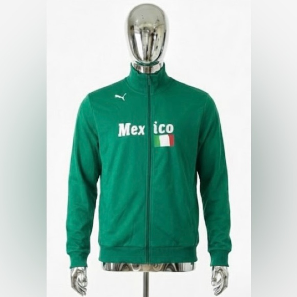 Puma: Mexico Soccer Green Track Sweater (L/Large)